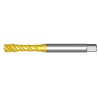 Dormer Dormer, EX00TINM18 Serie EX00TIN HSS-E-PM TiN 2,5XD 6H