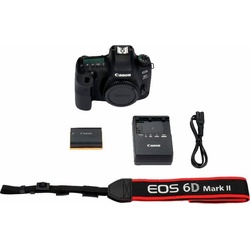 Canon EOS 6D Mark II Spiegelreflexkamera (26,2 MP, NFC, HDR-Aufnahmen) schwarz
