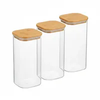 Relaxdays Vorratsglas 1500 ml 3 St.