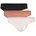 Tanga 3 St Beige/Braun/Bunt/Schwarz M