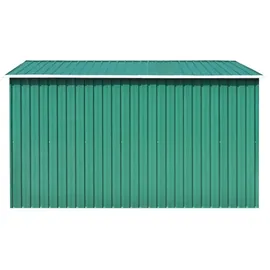 vidaXL Geräteschuppen 2,85 x 2,46 m grün