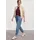 STREET ONE High Waist Barrel Leg Jeans, im Loose Fit Medium Blue random wash), 33 - 33W / 28L
