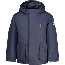 North Sails Kinder Parkajacke Blau - Abnehmbare Kapuze, Ocean Positive Design - Blau
