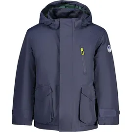 North Sails Kinder Parkajacke Blau - Abnehmbare Kapuze, Ocean Positive Design - Blau