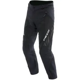 Dainese Drake 2 Air Absoluteshell Pants, Wasserdichte Motorradhose, belüftet, mit abnehmbaren Knieschonern, Mann, Schwarz/Schwarz, 60