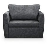 Beautysofa Relaxsessel Kamel (1-Sitzer Sofa Schlafsessel, Relaxsessel für Wohnzimmer) grau