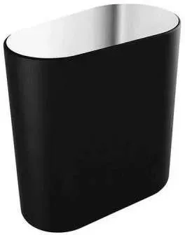 Pressalit Style Wandabfalleimer Chrom/ Schwarz - Pressalit