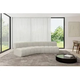 altdecor Ecksofa modulares Sofa Montra-L1 - 290x174x70 cm Creme,