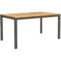 AMBIA GARDEN Ausziehtisch 150-210 x 90 x 74 cm Anthrazit/Naturfarben