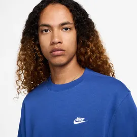 Nike Club Fleece-Rundhalsshirt Herren Game Royal/White, FN3886-480, L
