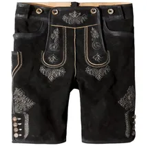 Stockerpoint Lederhose "Beppo 4" in schwarz gespeckt | Gr.: 54