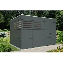 SKANHOLZ CrossCube Brisbane 4 3,37 x 2,53 m schiefergrau