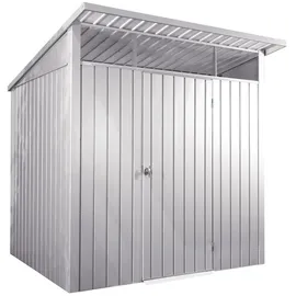 Duramax Metallgerätehaus Palladium 6x5 1,99 x 1,97 m silber