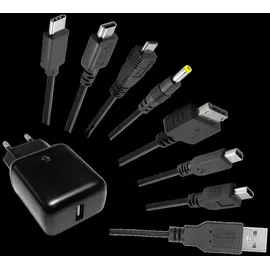 egogear 7in1 Ladekabel Schwarz Nintendo Switch