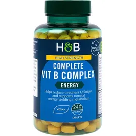 Holland & Barrett High Strength Complete Vit B Complex Tabletten 240 St.
