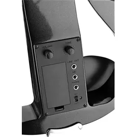 Stagg EVN x-4/4 MBK voller Größe Elektrische Violine Outfit – Schwarz