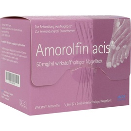 Acis Arzneimittel GmbH Amorolfin acis 50 mg/ml wirkstoffhalt.Nagellack