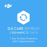 DJI Care Refresh für DJI Mavic 3 Cine(1-Jahresplan). Bis zu 2 Ersatzgeräte in 1 Jahr, um Wasserschäden, Kollisionen und Flyaway abzudecken