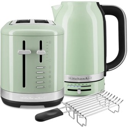 KitchenAid Wasserkocher 5KEK1701 + Toaster 5KMT2109 Pistazie im Set