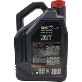 Motul Specific 0720 5W-30, 5 Liter