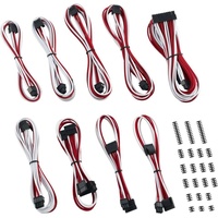 CableMod RT-Series ASUS/Seasonic Classic ModMesh Cable Kit, weiß/rot (CM-RTS-CKIT-NKWR-R)