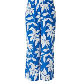 s.Oliver 7/8-Hose Strukturierte Culotte Blau 46