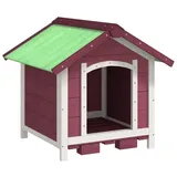 vidaXL Hundehütte Mokka 65 x 65 x 61,5 cm Holz Braun