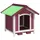 vidaXL Hundehütte Mokka 65 x 65 x 61,5 cm Holz Braun