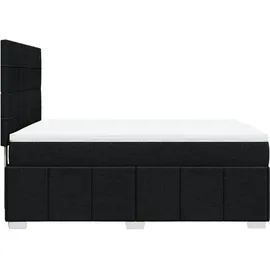 vidaXL Boxspringbett 140 x 200 cm Schwarz