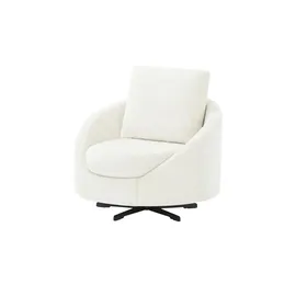 Smart Sessel Felicia Chenille 98 x 97 x 100 cm Weiß