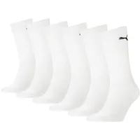 Puma Sportsocken, Regular Crew Socken Unisex 6er Pack Bequem sitzend 43-46