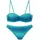 Buffalo Bügel-Bandeau-Bikini Damen Blau/Türkis 36 Cup B