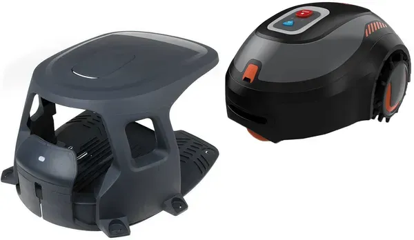 Black & Decker BCRMW123-QW Mähroboter mit Begrenzungskabel - mit 12V-Lithium-Akku