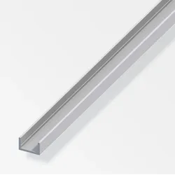 alfer U-Profil U-Profil 10 x 13,5 x 1000 mm weiß