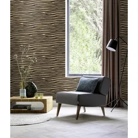 Rasch Textil Vliestapete Zebra 10 m 27 cm 300 g Beige/Braun 751741