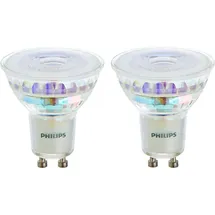 Philips LED Classic GU10 4,6 W Warmweiß 355 lm 2er Set 5,4 x 5 cm (H x Ø)