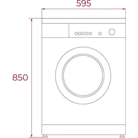 Teka WMK 40840 Waschmaschine (8 kg, 1400 U/min)