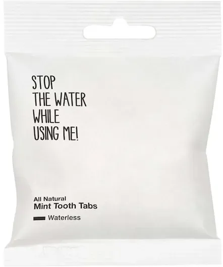 STOP THE WATER WHILE USING ME! Gesicht Zahnpflege All Natural Waterless Mint Tooth Tabs