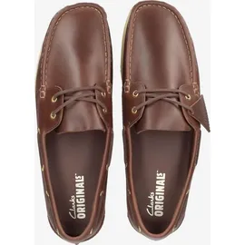 CLARKS Godney Boat Herren Braun 41