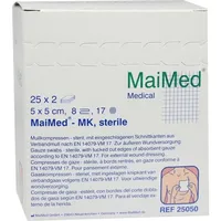 Maimed Mullkompressen 5 x 5 cm 50 St.