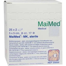 Maimed Mullkompressen 5 x 5 cm 50 St.