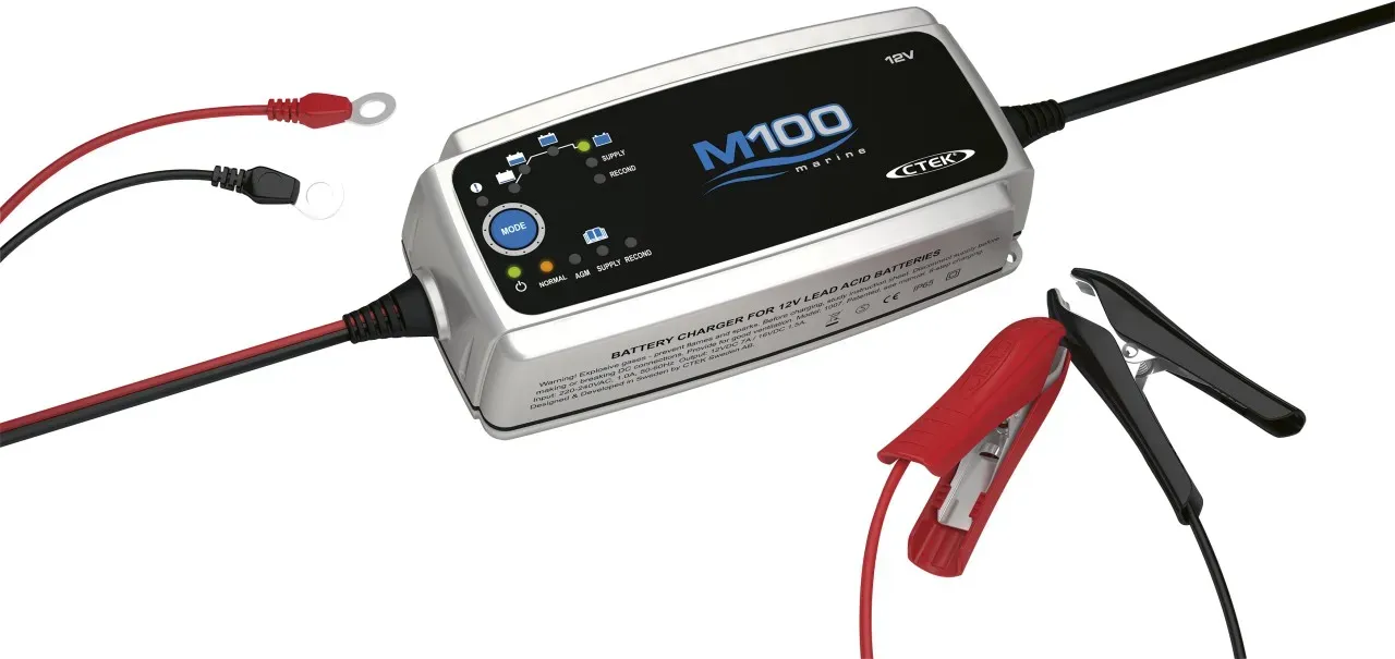 CTEK M100 EU Batterieladegerät für Auto, Boot & Wohnmobil (Auslaufmodell)