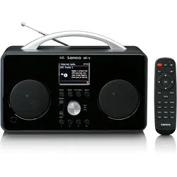 Lenco PIR-645BK - Internet / DAB+ FM Radio mit Bluetooth - Schwarz