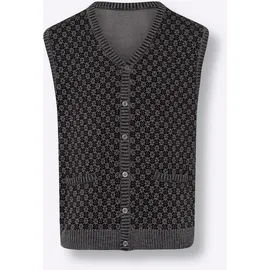 Sieh an! Strickweste in anthrazit-meliert | Gr.: 58