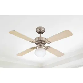 Westinghouse Vegas 105 cm Deckenventilator weiß/kiefer mit Licht