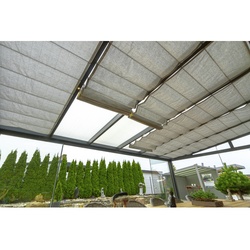 GARDENDREAMS Sonnenschutz, rechteckig, 600 x 200 cm - schwarz