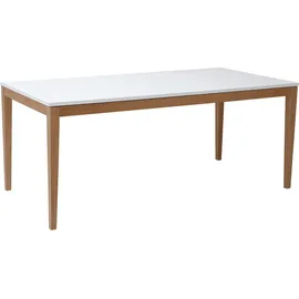 miliboo Design-Esstisch 180 x 76 x 90 cm weiß