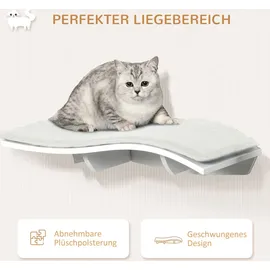 PawHut Kletterwand 53 x 28 cm grau/weiß