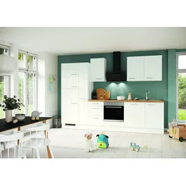 Impuls Küchen Hängeschrank Faltlifthängeschrank Prag und Valencia 90 x 34,2 x 57,9 cm Weiß