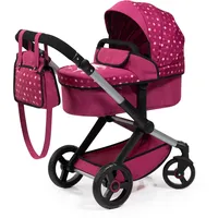 Bayer Design 17067AA Puppenwagen Xeo mit Tasche, höhenverstellbarer Griff,